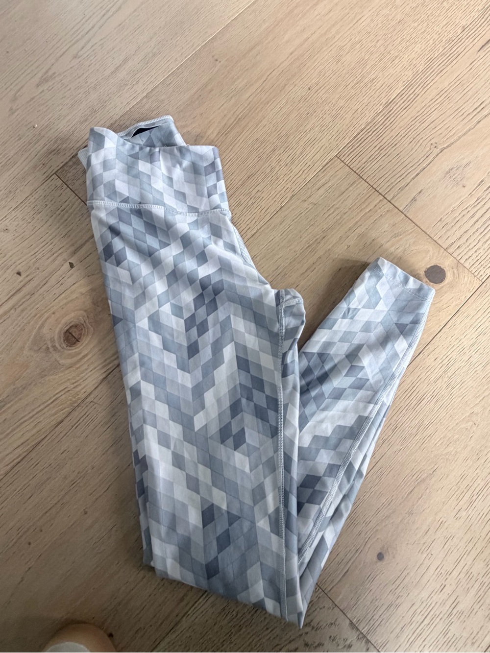 Nike drifit Geometric Gray Leggings